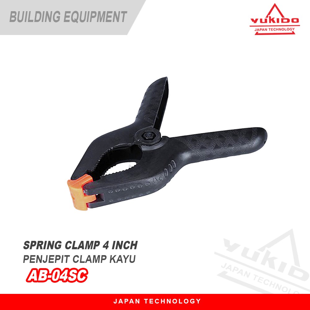 YUKIDO 4 INCH Spring Clamp / Klip Plastik / Alat Penjepit Klem ABS Klip Jepit Backdrop Studio Fotografi dan Papan Woodworking