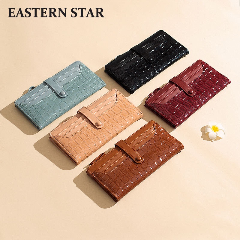 NICOLE WALLET - Dompet Panjang nicole Wanita Motif Croco IMPORT