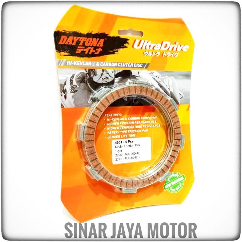 KAMPAS KOPLING DAYTONA JUPITER MX KING BYSON NVA 2PV (4619 4PCS)