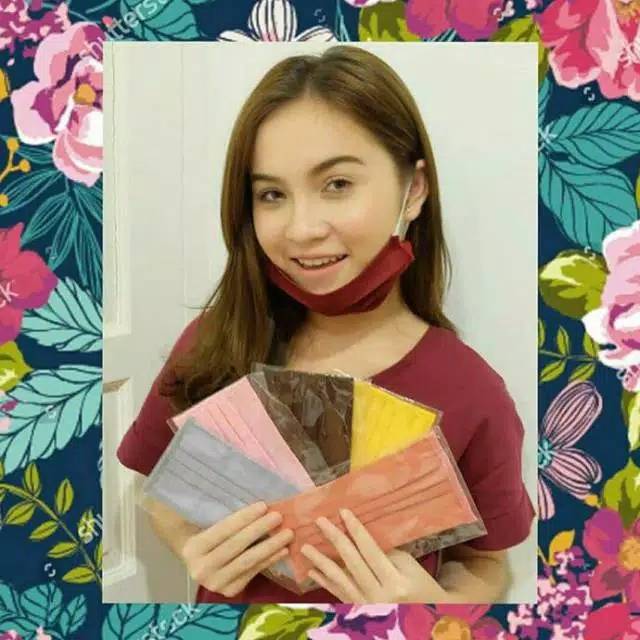 Masker kain tali karet / tali kain random