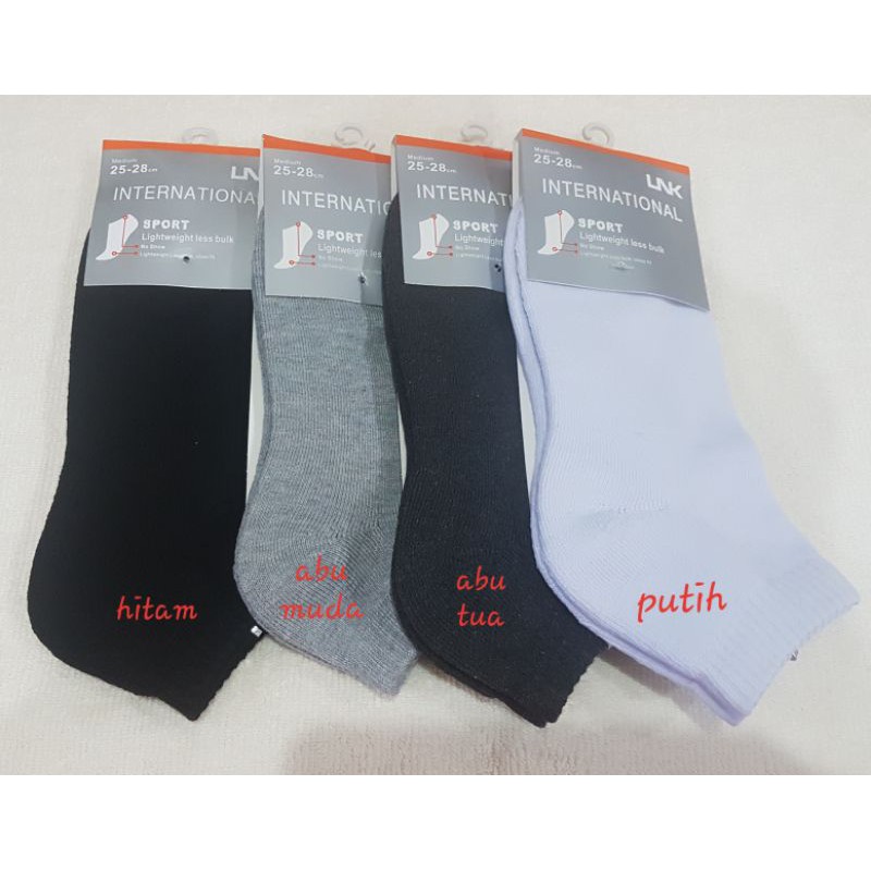 1 pcs kaos kaki matakaki sport merk LNK