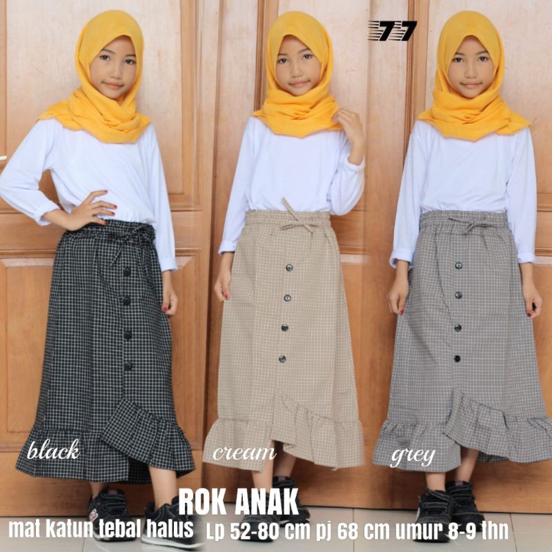 ROK KOTAK ANAK UMUR 8-9 TAHUN