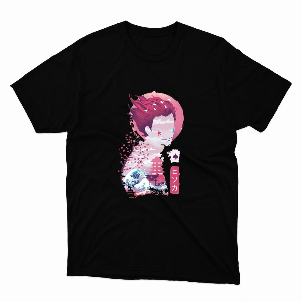 Clothing May - Kaos Anime Series Hunter X Hunter Hisoka Hits Karakter Kaos Anak Koas Anak-Anak Dewasa Unisex  Karater Distro Kekinin T Shirt Tshirt T-Shirt Premium Murah