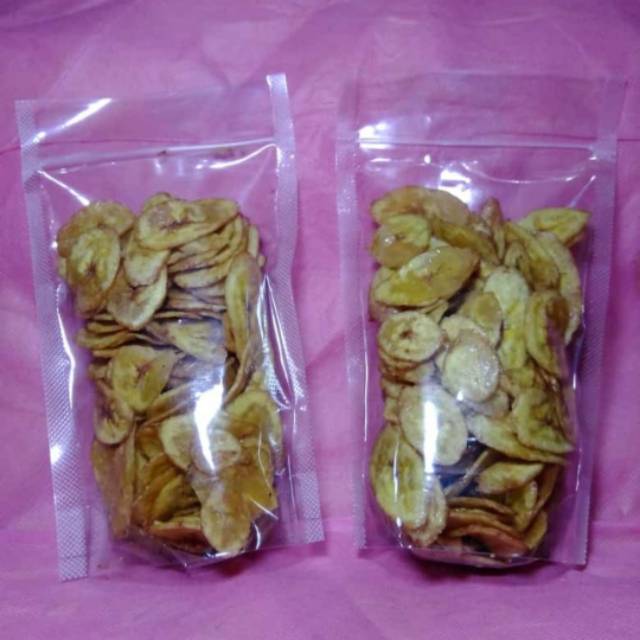 

Keripik pisang asin / manis / original (100gr )