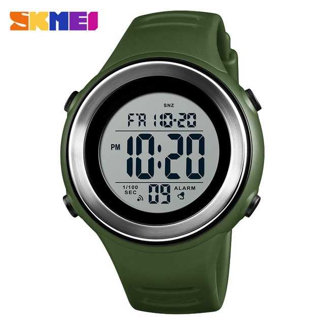 SKMEI Jam Tangan Digital Pria  1394 Aneka warna Hitam Merah Biru Hijau kuning Titanium Gray Silver P