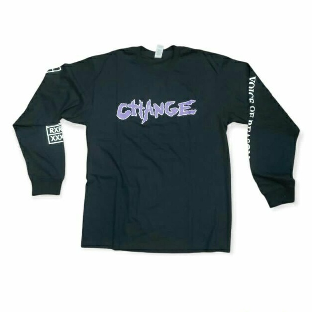 Longsleeve Change - Go Vegan ( Gildan Hammer )