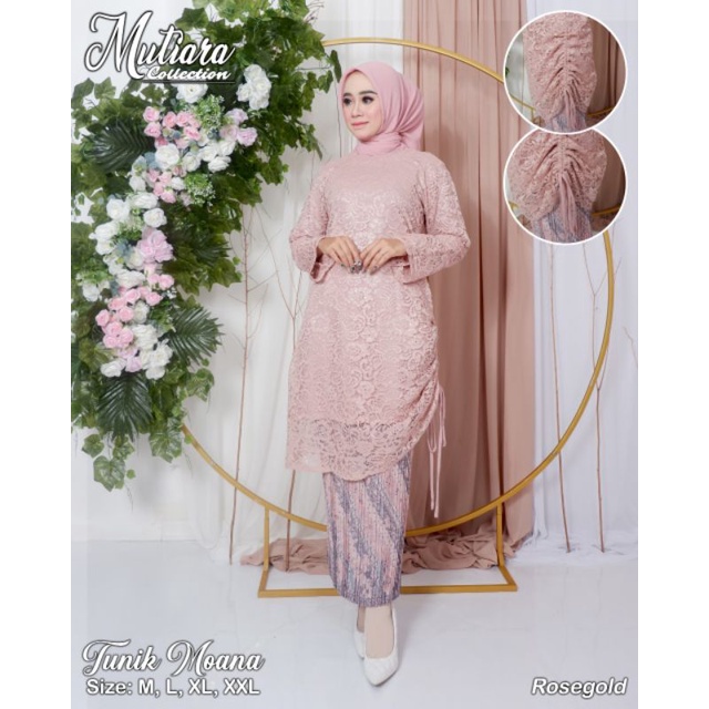 TUNIK MOANA // BAHAN BRUKAT FULL PREMIUM // By Mutiara Collection