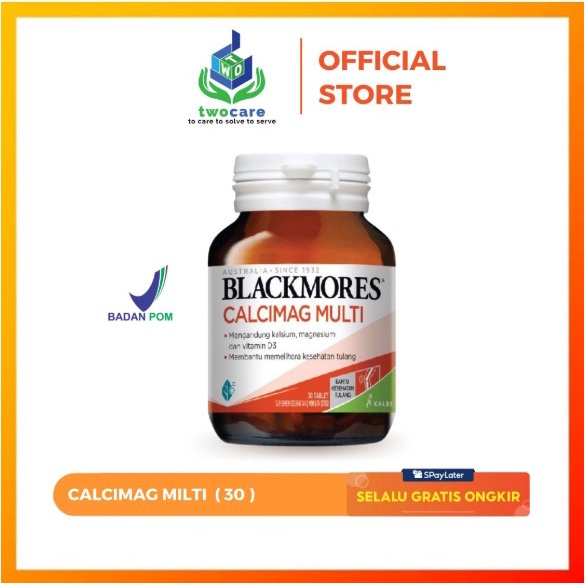 Blackmores Calcimag Multi Bpom Kalbe(Kalsium Obat Tulang )-30 tablet