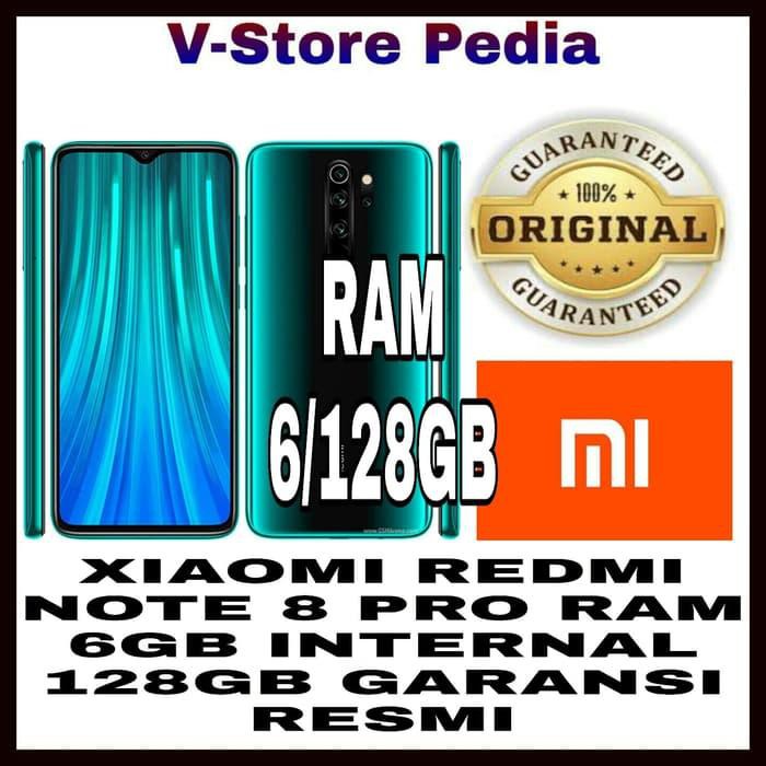 Hape/Handphone XIAOMI REDMI NOTE 8 PRO 6/128GB RAM 6GB INTERNAL 128GB GARANSI RESMI - Abu-abu