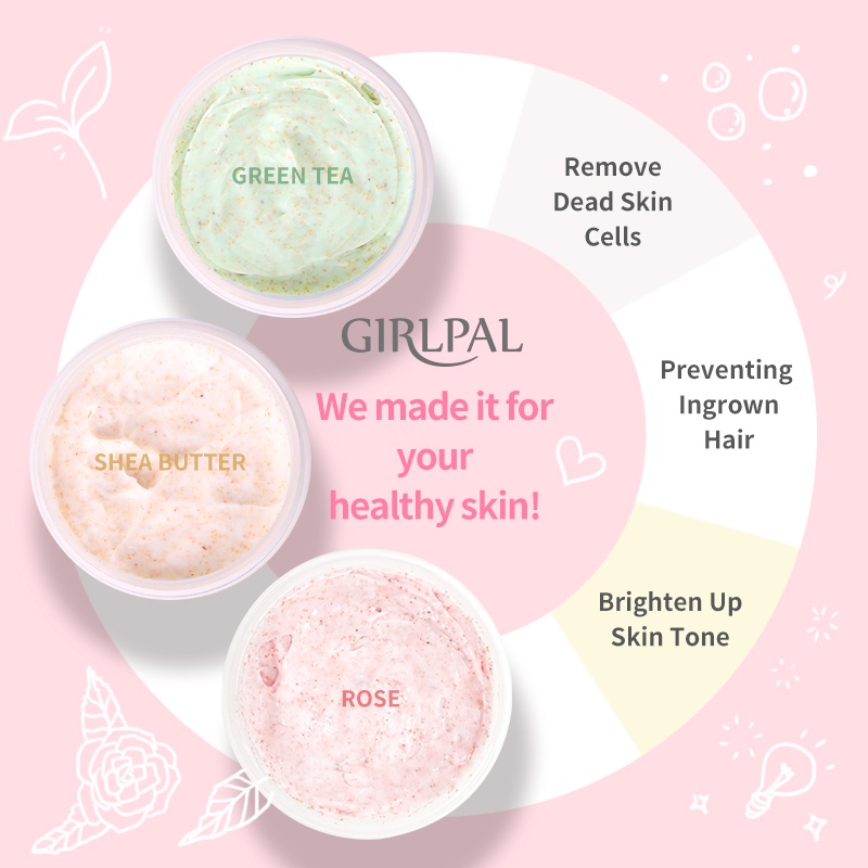 GIRLPAL Exfoliating Body Polish Scrub