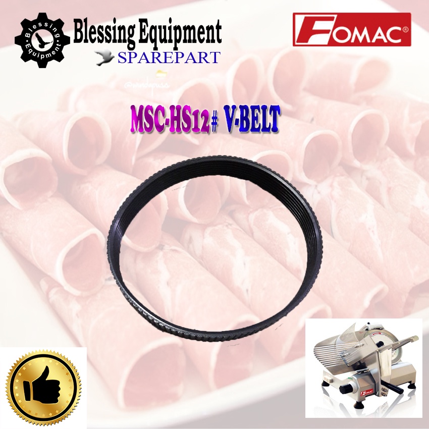 MSC-HS12 Sparepart V-Belt Meat Slicer Fomac