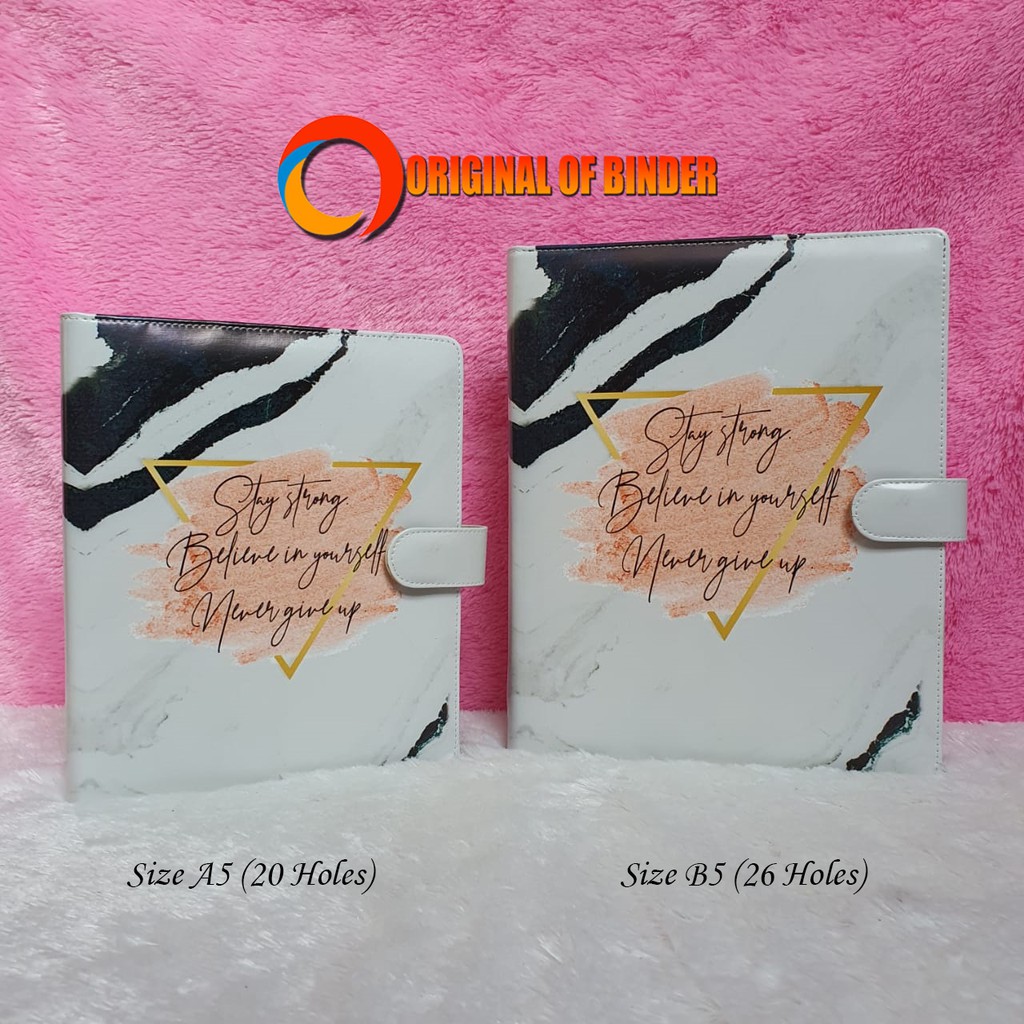 

BINDER PRINTING MOTIP MARBEL STAY STRONG A5 DAN B5
