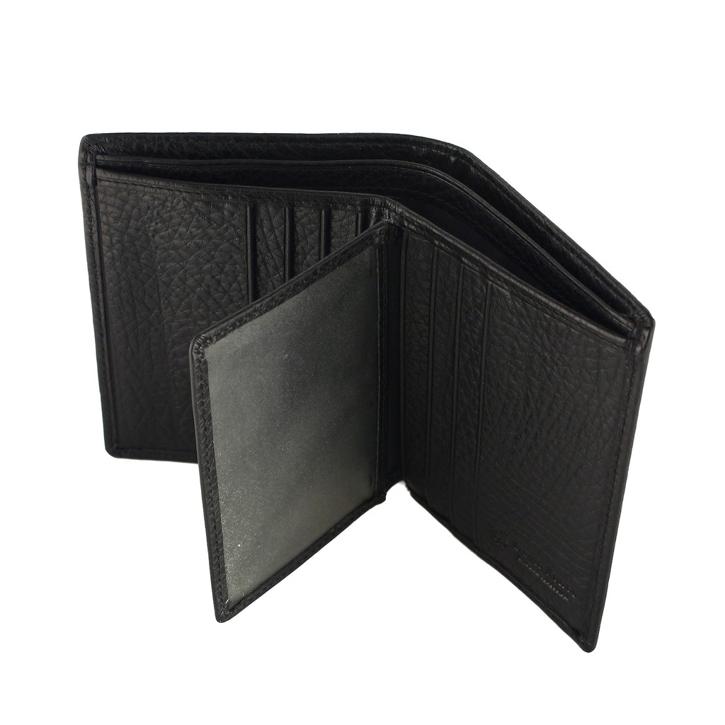 TOKOKOE - Dompet Pria model Berdiri bahan Kulit Premium Dompet Lipat - David Jones 50-05 Black