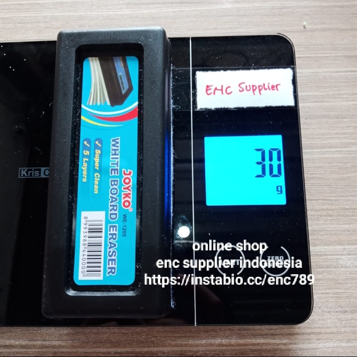 

1 buah stip white board joyko we1205 eraser penghapus papan tulis WE-1205 per pcs - enc.sup