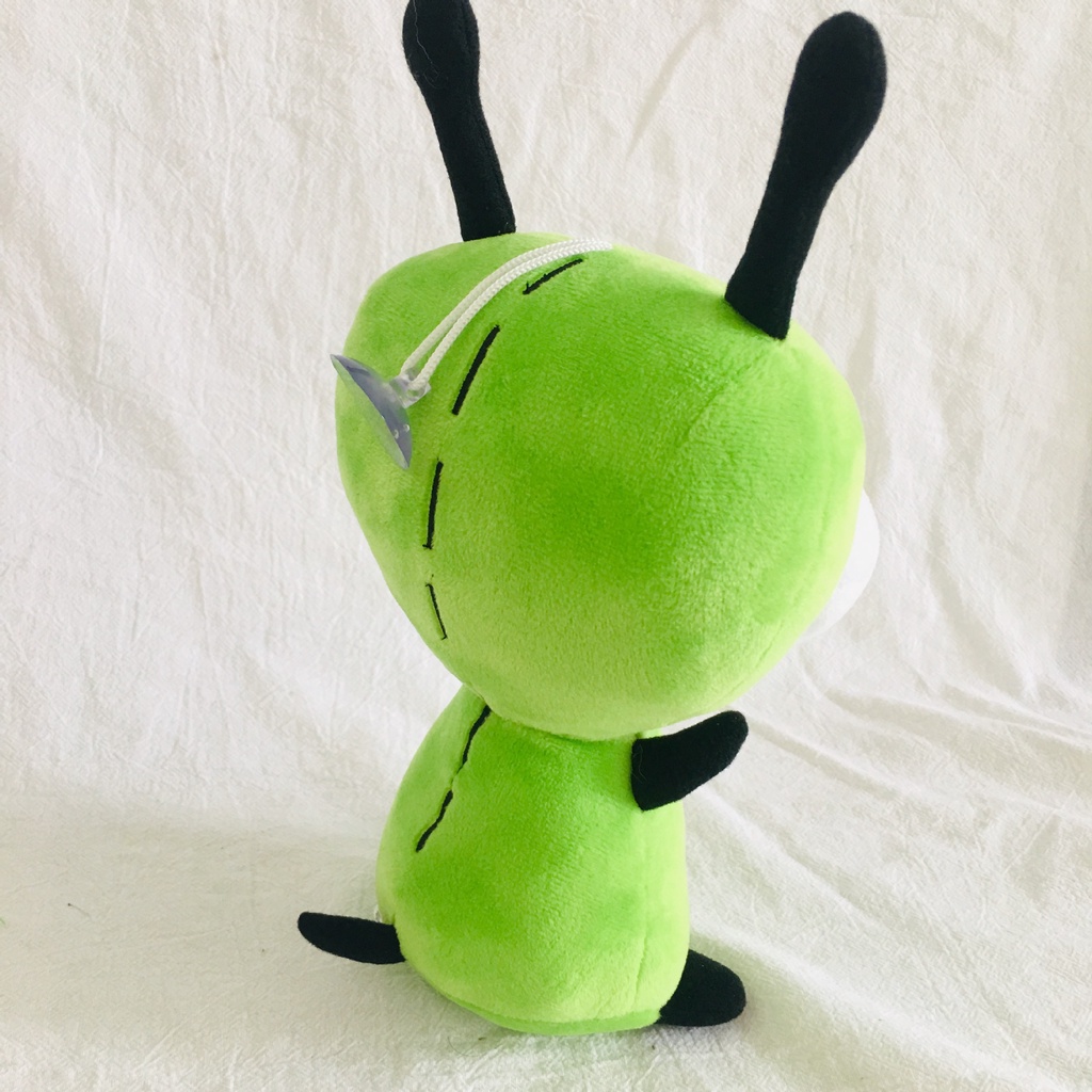 Mainan Boneka Stuffed Plush Alien ET 3D Mata Hijau Invader ZIM GIR Dog 20cm Untuk Hadiah Natal Anak