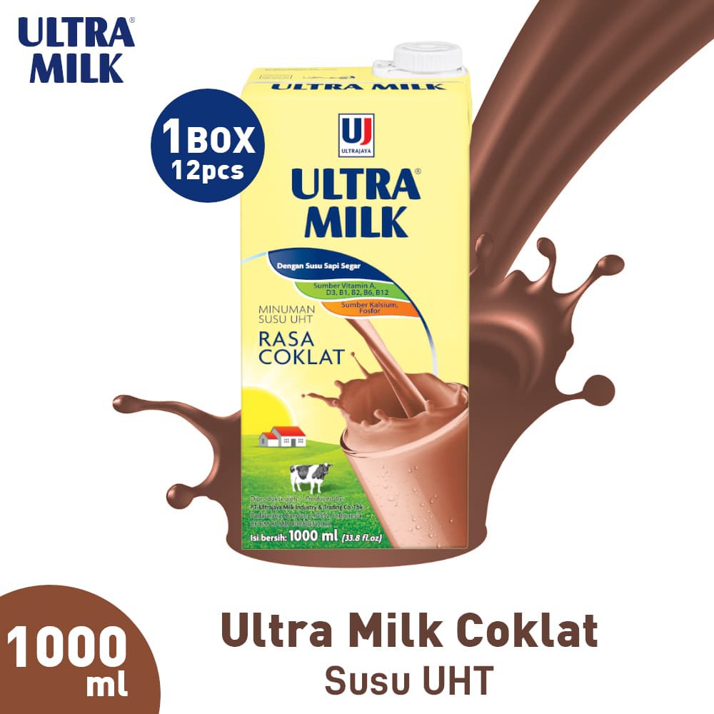 

PROMO ULTRA MILK COKLAT 1000 ML BOX (1 BOX = 12 PCS) TERMURAH