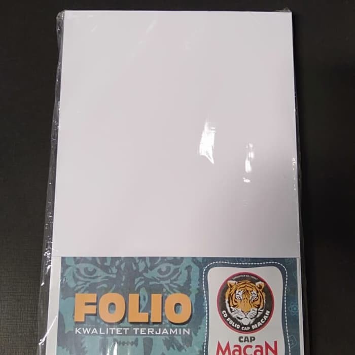 

Kertas Linen Piagam Putih Folio 100 lembar