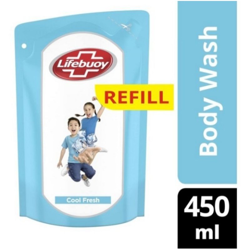 Lifebuoy fresh cool sabun mandi cair 450 m