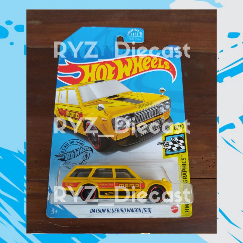 Hotwheels 71 Datsun Bluebird Wagon 510 - KROGER Exclusive