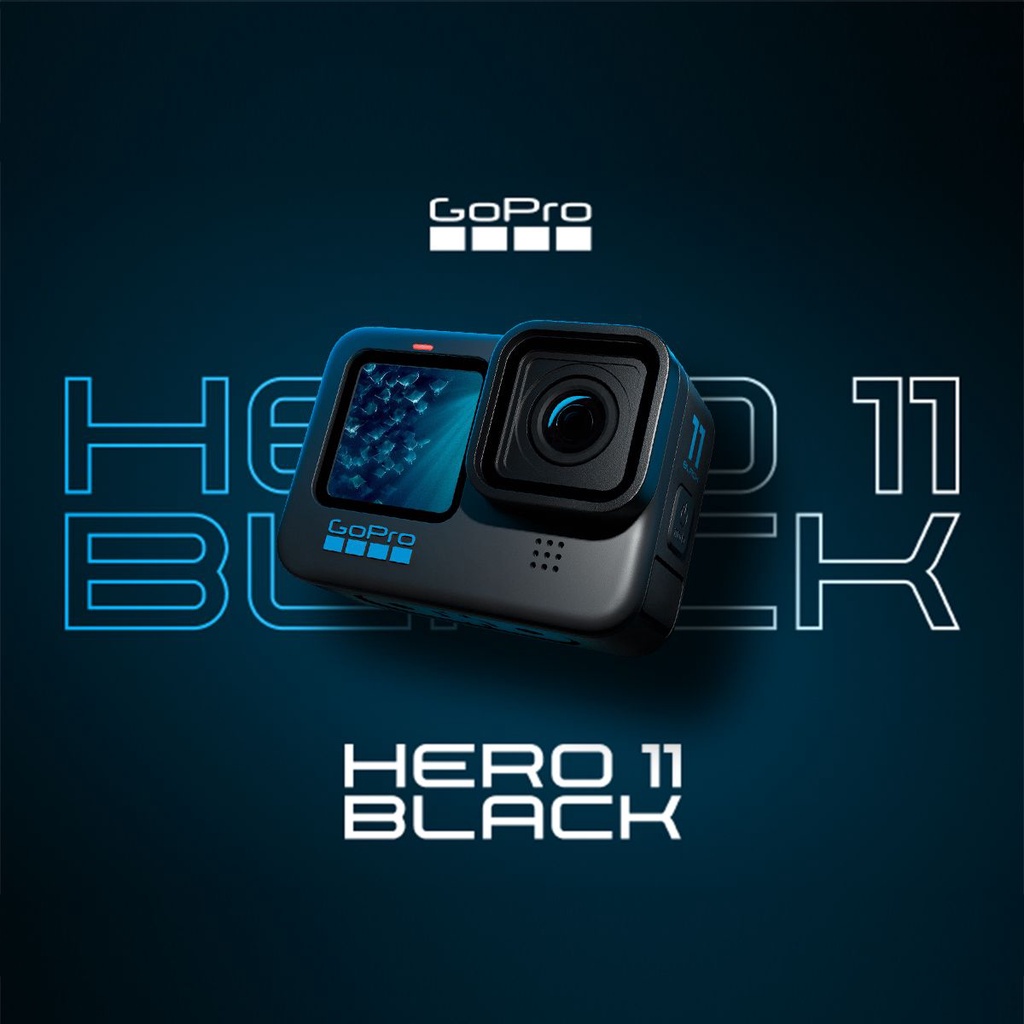 GoPro Hero 11 Black 27MP 5.3K60 Action Cam Go Pro Hero11 Garansi Resmi