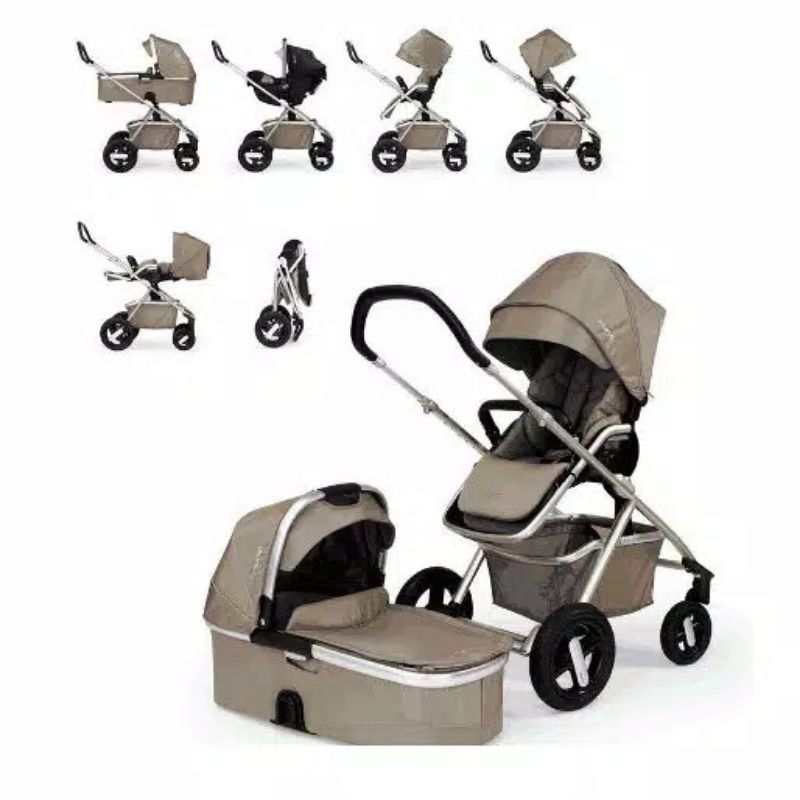 Stroller Baby Kereta Dorong Hadap Ibu Nuna Ivvi Savi Free Carrycot