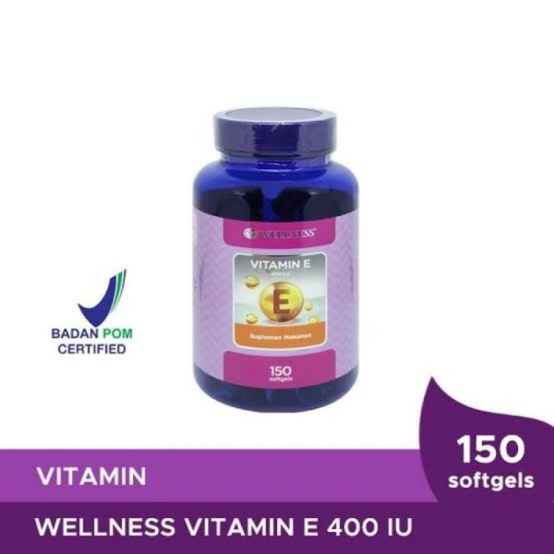 WELLNESS VITAMIN E 400IU 150'S