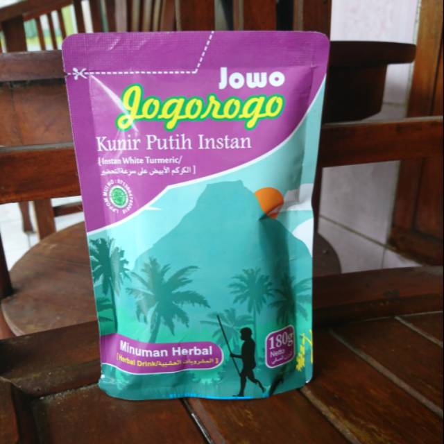 Kunir Kunyit Putih Bubuk Instan Cap Jamu Jowo Jogorogo
