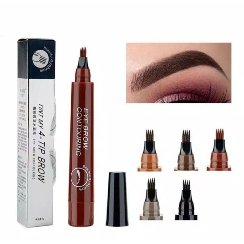 Eyebrow Pena alis Stamp waterproof Long Lasting /