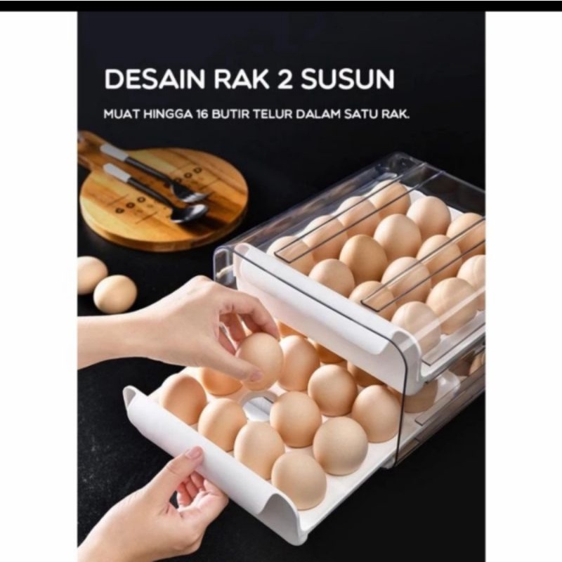 SAMONO Storage Box 2 Layers Egg Box SSB32