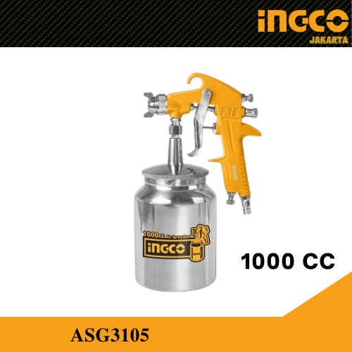 SPRAY GUN INGCO TABUNG BAWAH / SEMPROTAN CAT MOTOR INGCO ASG3105