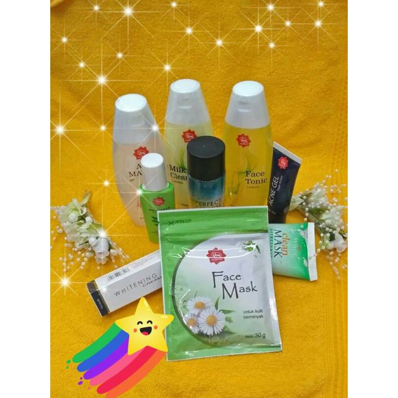 Paket Perawatan Skincare Kulit Berminyak Kusam Lemon Cerah Mencerahkan Viva