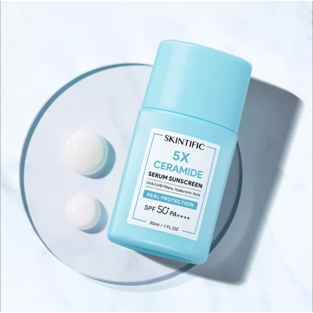 [Tasya Farasya Approved] SKINTIFIC 5X Ceramide Serum Sunscreen SPF50 PA++++ 30ml