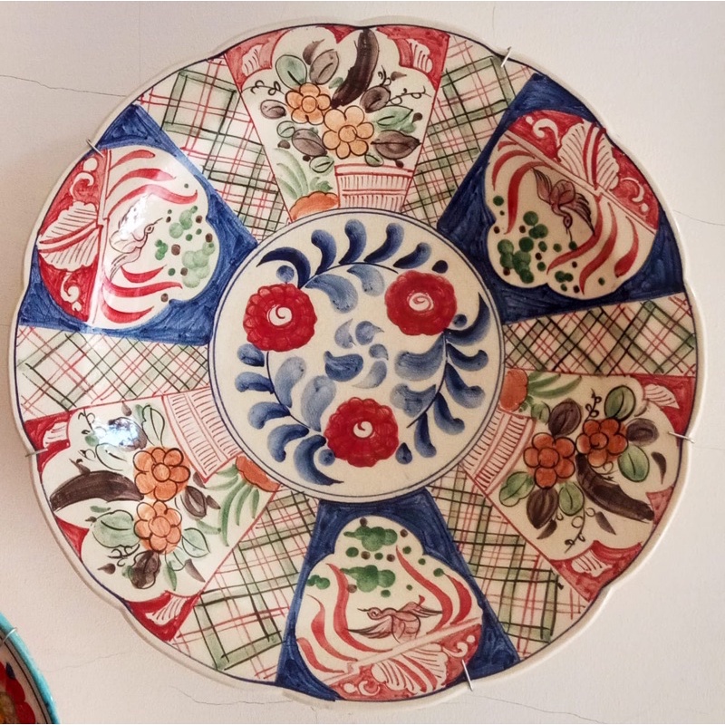 Piring Hias Gantung Model Imari