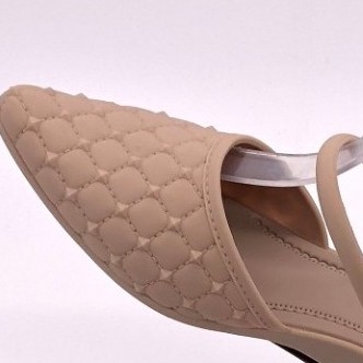 SANDAL JELLY WANITA SENDAL WDGES PEREMPUAN SANDAL BALANCE 629-KREM