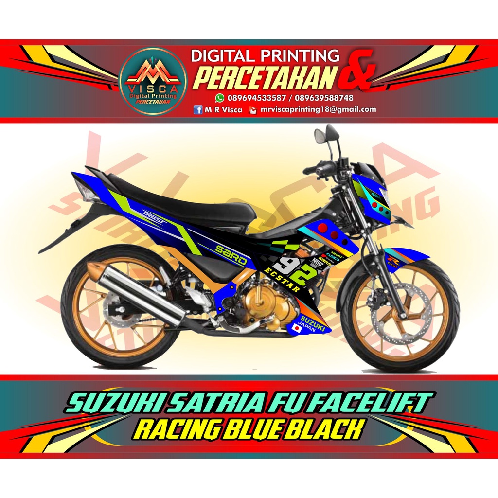 decal satria fu facelift fullbody - decal suzuki satria fu facelift fullbody