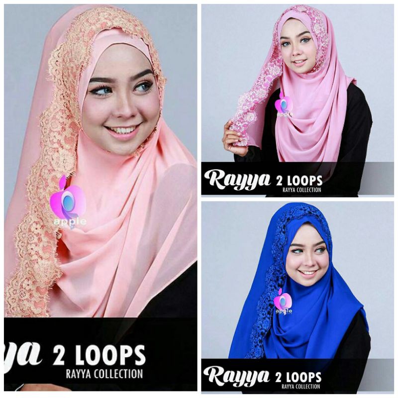 Rayya 2 loops by apple hijab