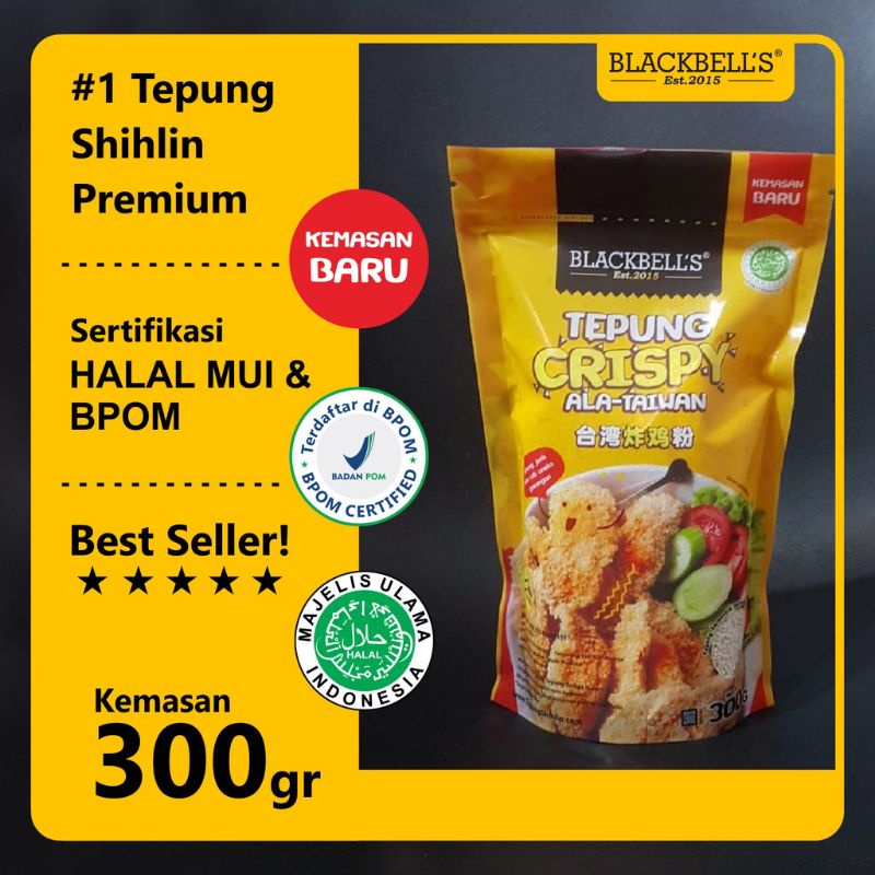 

Tepung shilin/tepung blacklabel/ tepung crispy 300gr