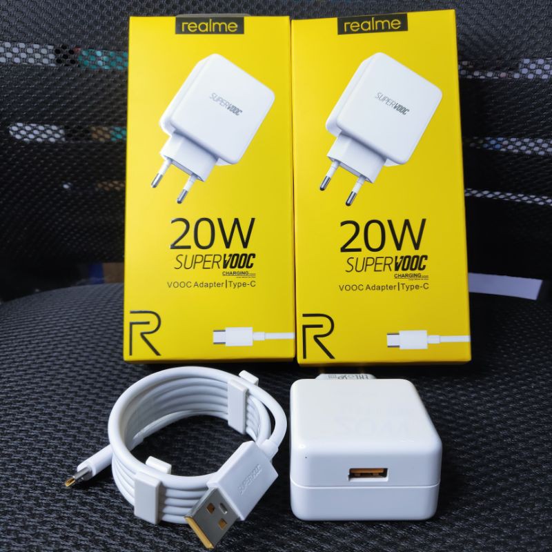 Charger Realme Tipe C Original Fast Charging Super Vooc