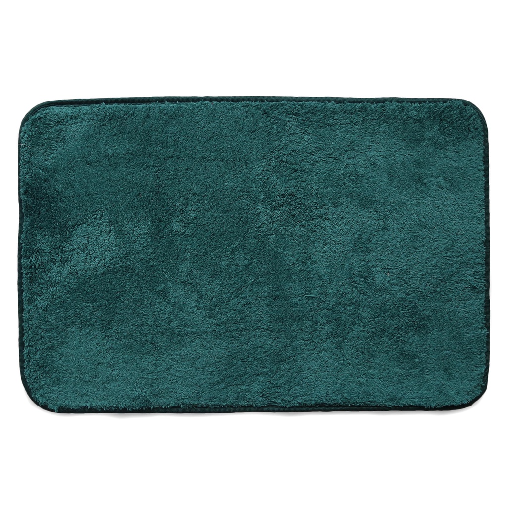 Keset Bulu Microfiber Anti Licin 40 x 60 cm-Dark Green