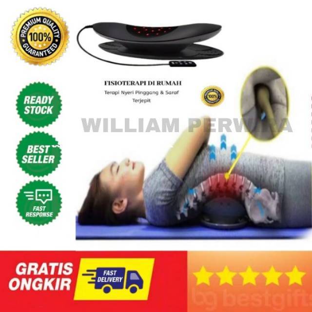 LUMBAR TRACTION DEVICE FISIOTERAPI NYERI PINGGANG & SARAF DI RUMAH