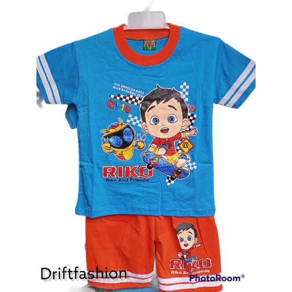 Riko The Series Baju Setelan Anak Usia 2-5 Tahun