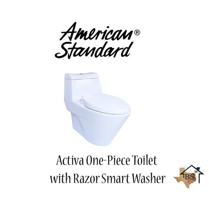 CLOSET DUDUK MONOBLOK AMERICAN STANDARD ACTIVA ONE PIECE TOILET