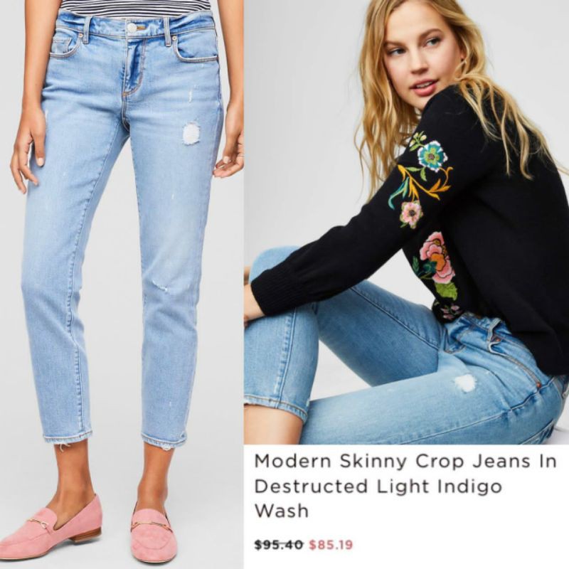 LOFT Skinny Crop Jeans