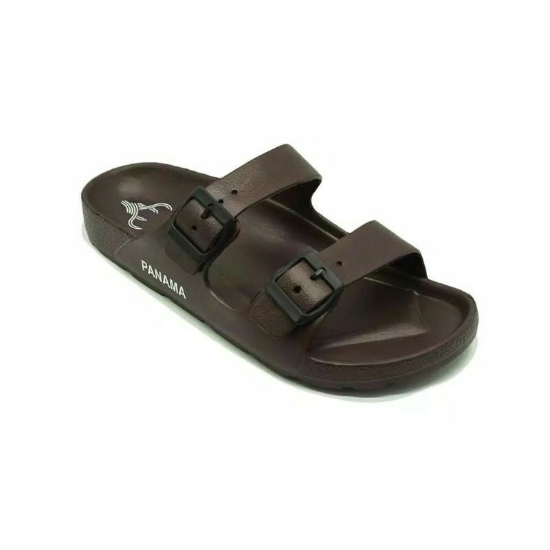 Panama Torso TMNS-05 Brown Sandal Slop Cowok Sendal Karet Pria - Coklat