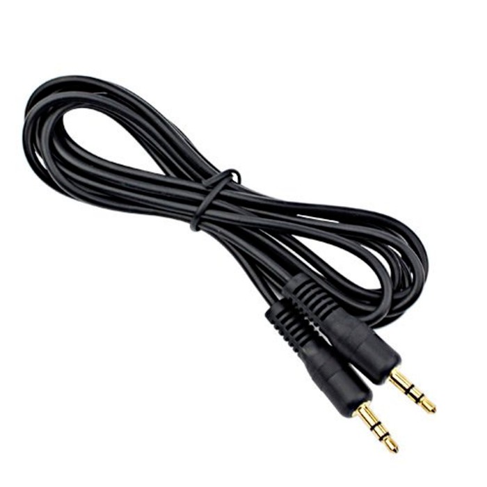 KABEL WIRED AUDIO JACK 3.5 PANJANG 1.5M GOLD PLATED KABEL AUX 1.5 METER MALE TO MALE