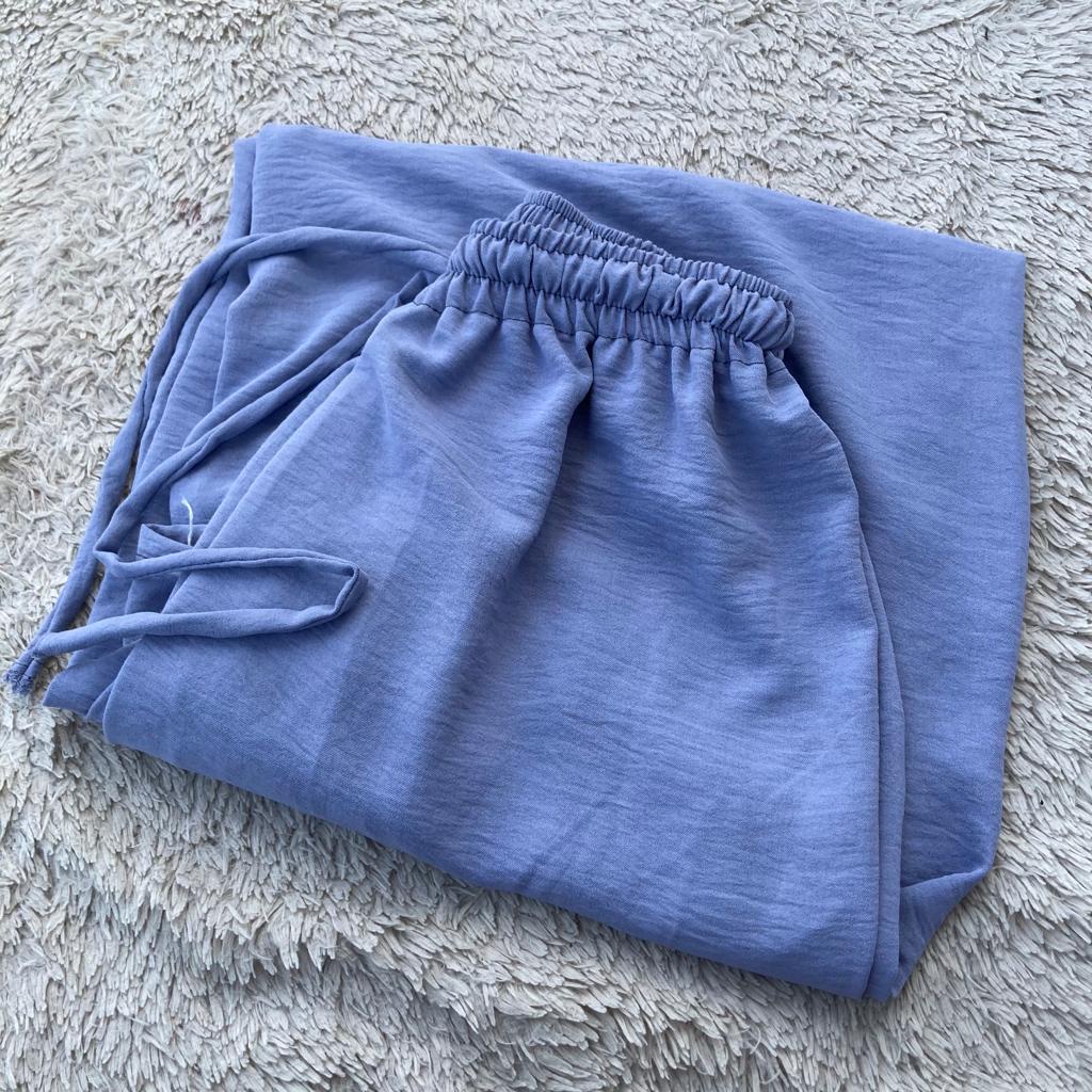 CELANA KULOT CRINKLE PREMIUM / KULOT AIRFLOW / RUBY KULOT CRINKLE /CELANA SANATAI/CELANA TERBARU-cln ariflw abu