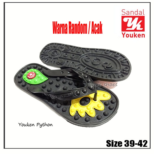 Youken Python 39-42 Sandal Kesehatan / Sandal Rematik / Sandal Rumah / Sandal Sehari-hari