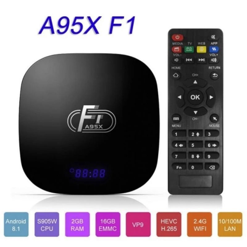 TV BOX A95X F1 4K Ultra HD Smart TV Box Android TV