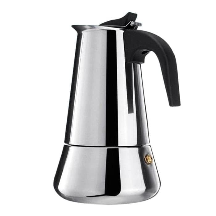 

Promo ml Teko Kopi Moka Pot Stainless Espresso Coffee Maker untuk 6 cup Murah