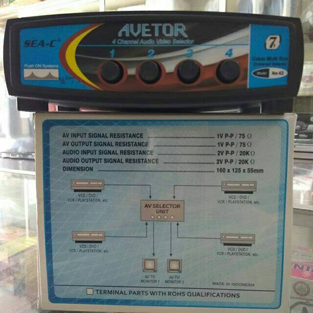 AV selector 4 channel